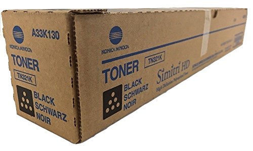 Genuine OEM Brand Name Konica Minolta Black Toner for Bizhub C224/C284/C364 A33K130 TN321K