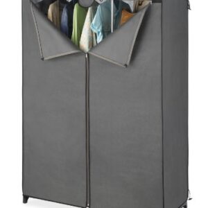 Whitmor COVER ONLY for Double Rod Closet with Heavy Duty Zipper - Gray