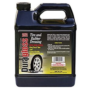 duragloss 252 tire and mat dressing - 1 gallon, black