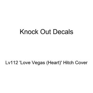 knockout lv112 'love vegas (heart)' hitch cover