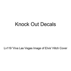 knockout lv119 'viva las vegas image of elvis' hitch cover