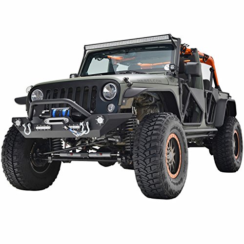 Paramount Restyling 51-0451 Black 50" LED Bar Mount Kit with Lower mounting tabs (Jeep Wrangler JK)