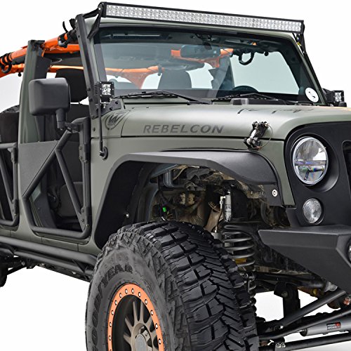 Paramount Restyling 51-0451 Black 50" LED Bar Mount Kit with Lower mounting tabs (Jeep Wrangler JK)