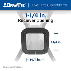 Draw-Tite 36523 Class II Frame Hitch with 1-1/4" Square Receiver Tube Opening