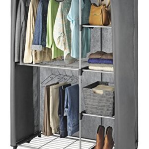 Whitmor Deluxe Utility Closet - 5 Extra Strong Shelves - Removable Cover