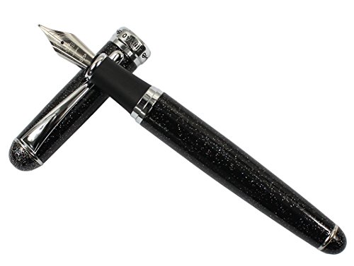 Gullor Advanced Jinhao Medium Fountain Pen X750 Black Night Sky Pattern