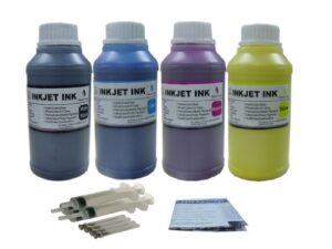 nd brand 1000ml (4x250ml) pigment ink refill kit for hp 970 970xl 971 971xl cartridge officejet pro x451 x476 x551 x576 printers