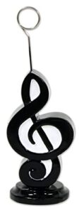 beistle 54752 1-pack musical note photo/balloon holder