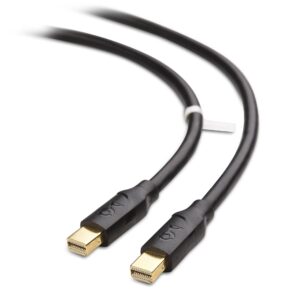 cable matters 4k mini displayport to mini displayport cable in black 6 feet - not a replacement for thunderbolt cable, not compatible with imac, not support target display mode