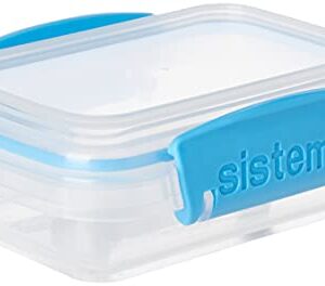 Sistema 61520 KLIP IT Accents Food Storage Container, 200 ml - Assorted Colours