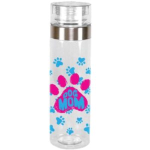 imagine this 'dog mom' eastman tritan plastic water bottle, 28.5-ounce