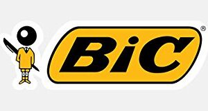 Bic Ultra Round Stic Grip Ball Point Pens, Medium Point, 1.2 mm, Black Ink (24 Pens)