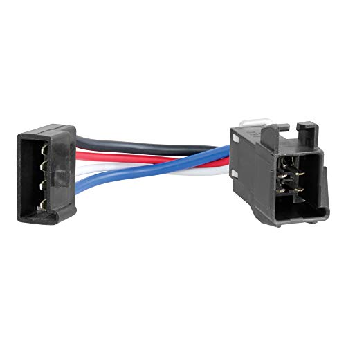 CURT 51520 Quick Plug Electric Trailer Brake Controller Wiring Adapter for Competitor Harnesses to CURT Brake Controllers