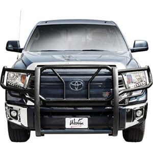 Westin 57-3705 Black HDX Grille Guard fits 2014-2021 Tundra (Not Compatible with Front Parking sensors or TSS System)