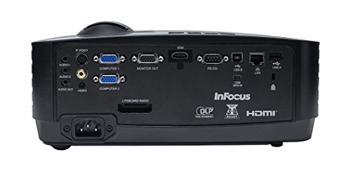 InFocus IN2126a WXGA Network Projector, 3500 Lumens, HDMI, Wireless-ready