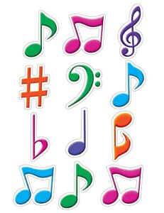 teacher created resources 5482 musical notes mini accents