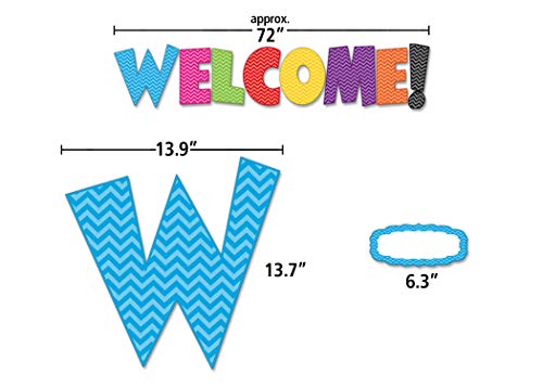 Teacher Created Resources Chevron Welcome Bulletin Board