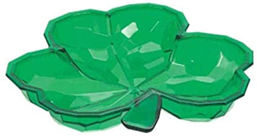 amscan Small Plastic Shamrock Plastic Bowl - 8 1/2" x 8 1/2" 1 Pc