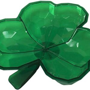 amscan Small Plastic Shamrock Plastic Bowl - 8 1/2" x 8 1/2" 1 Pc