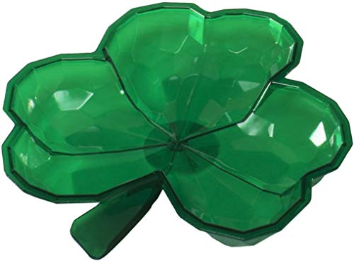 amscan Small Plastic Shamrock Plastic Bowl - 8 1/2" x 8 1/2" 1 Pc