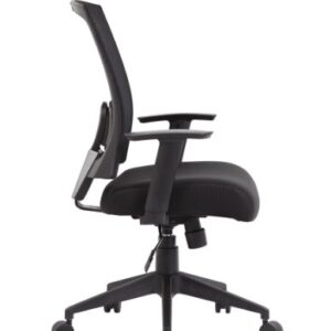 Boss Office Products Mesh Back Task Chair in Black