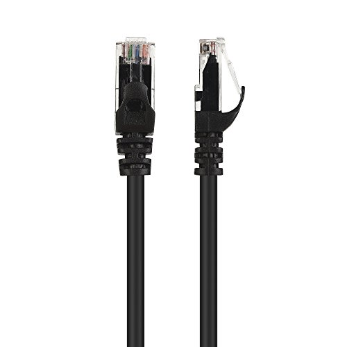 Cable Matters 8-Pack Snagless Short Cat5e Ethernet Cable 1 ft (Cat5e Cable, Cat 5e Cable, Internet Cable, Network Cable) in Black