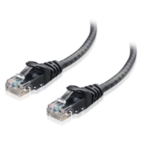 Cable Matters 8-Pack Snagless Short Cat5e Ethernet Cable 1 ft (Cat5e Cable, Cat 5e Cable, Internet Cable, Network Cable) in Black