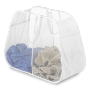 Whitmor Pop & Fold Double Laundry Hamper