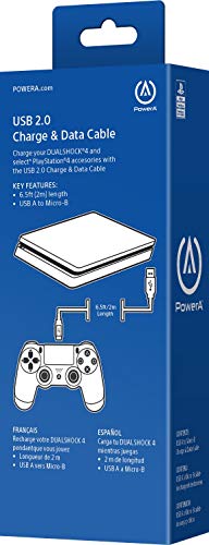 PowerA USB Charging Cable for PlayStation 4