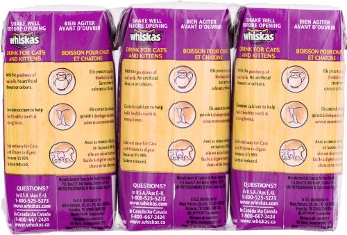 Whiskas Catmilk for Cats and Kittens - 6.75 fl oz. - 3ct