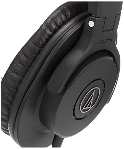 Audio-Technica ATH-M30x Professional Studio Monitor Headphones, Black