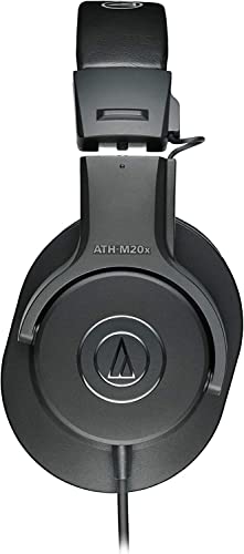 Audio-Technica ATH-M20X Professional Studio Monitor Headphones, Black