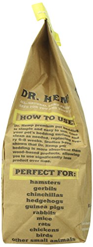 Dr. Hemp All Natural Pet Bedding Bag, 8-Quart