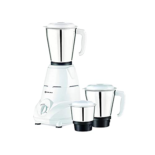 Bajaj Rex 500-Watt Mixer Grinder with 3 Jars