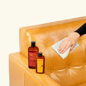 Leather Honey Leather Conditioner Lint-Free Application Cloth: Microfiber Cloth for Use Leather Conditioner and Leather Cleaner, The Best Leather Care Products Since 1968