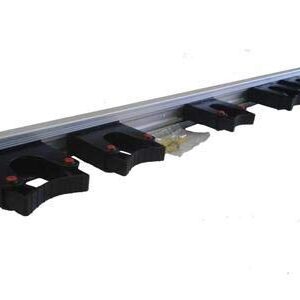 Toolflex Aluminum Rail 90cm (36'') with 5 Mounted Tool Holders. 473-556-1