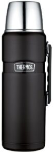thermos stainless king 68 ounce vacuum insulated beverage bottle, matte black (sk2020bktri4)