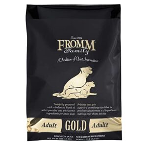 fromm adult gold premium dry dog food - chicken recipe - 15 lb