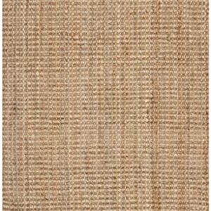 SAFAVIEH Natural Fiber Collection Accent Rug - 2' x 3', Natural, Handmade Farmhouse Jute, Ideal for High Traffic Areas in Entryway, Living Room, Bedroom (NF730C)