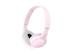 sony dynamic foldable headphones mdr-zx110-p (pink)