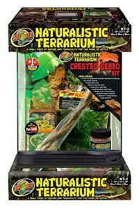 zoo med naturalistic terrarium - crested gecko kit