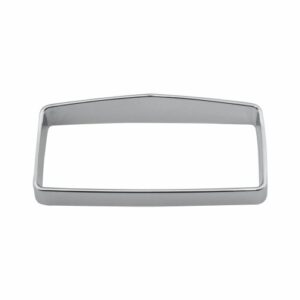 grand general 66994 plastic chrome center instrument bezel with visor for kenworth