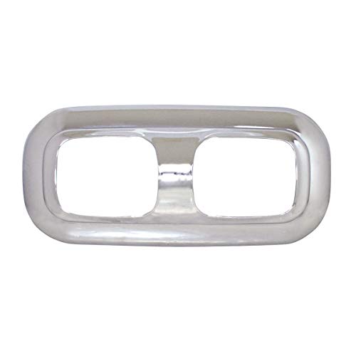 Grand General 52019 Chrome Plastic Dual Dome Light Trim Cover for Peterbilt