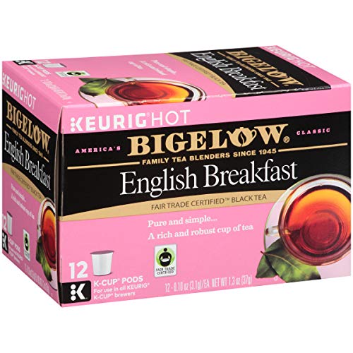 Bigelow Tea English Breakfast Black Tea Keurig K-Cup Pods, Box of 12 (Pack of 6), Caffeinated Black Tea, 72 K-Cup Pods Total