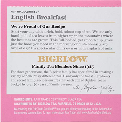Bigelow Tea English Breakfast Black Tea Keurig K-Cup Pods, Box of 12 (Pack of 6), Caffeinated Black Tea, 72 K-Cup Pods Total