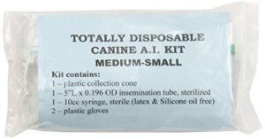 henke, sass, wolf disposable canine artificial insemination kits, small/medium