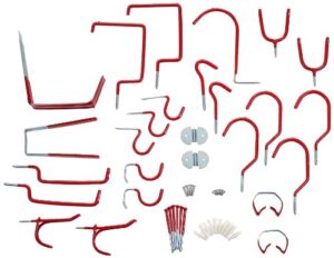stalwart 75-8030r hang it yourself home organization, 30-piece, red, assorted