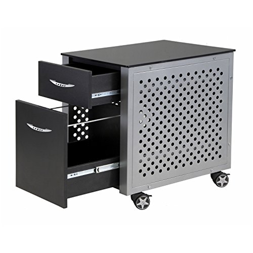 Pitstop Furniture FC230B Black File Cabinet