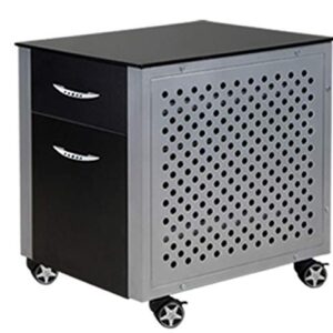 Pitstop Furniture FC230B Black File Cabinet