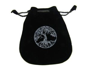 circuitoffice tree of life velveteen bag 5"